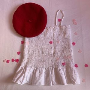 NWOT ANTHROPOLOGIE White Strapped Tube Top 🤍✨